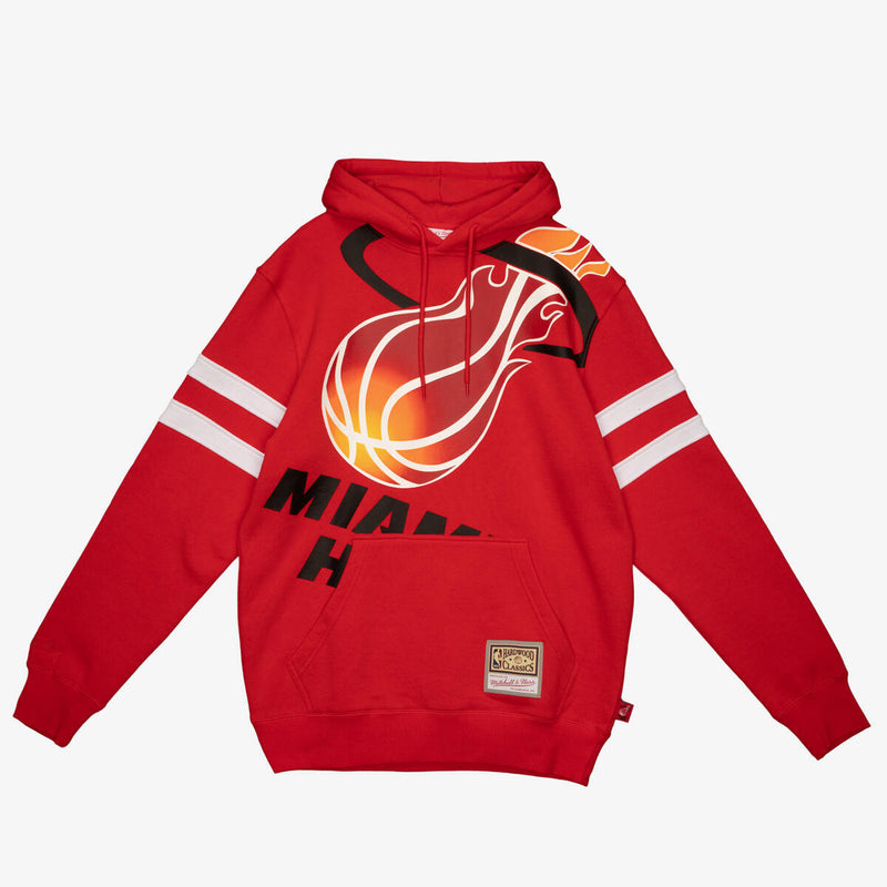 NBA SUBSTANTIAL FLEECE HOODIE HEAT - Image 1 NBA SUBSTANTIAL FLEECE HOODIE HEAT - Image 1