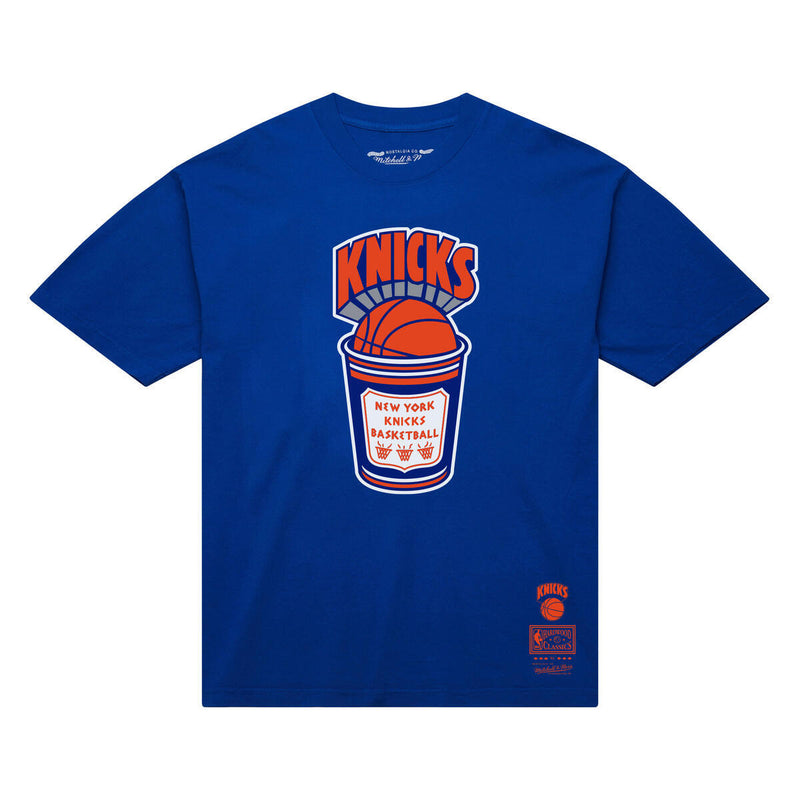 NBA COFFEE TEE NEW YORK KNICKS - Royal - Image 1 NBA COFFEE TEE NEW YORK KNICKS - Royal - Image 1