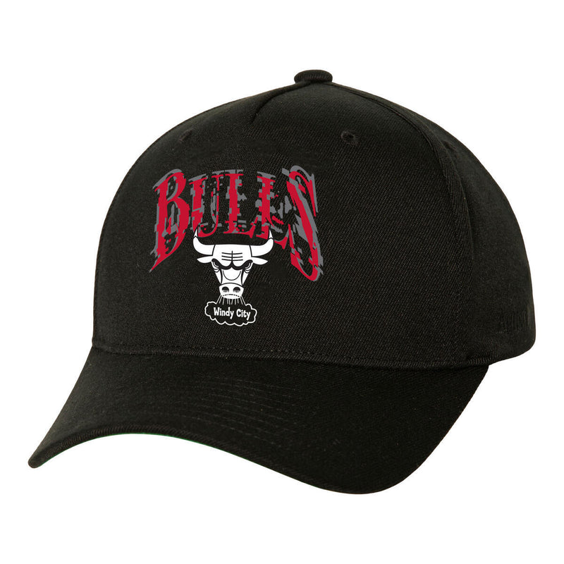 NBA SUGA GLITCH STRETCH SNAPBACK BULLS Black HC2074-CBUBLCK - Image 1 NBA SUGA GLITCH STRETCH SNAPBACK BULLS Black HC2074-CBUBLCK - Image 1