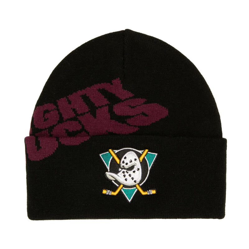 NHL CRICKET KNIT VNTG DUCKS Black HCFK7268-ADUYYPPPBLCK - Image 1 NHL CRICKET KNIT VNTG DUCKS Black HCFK7268-ADUYYPPPBLCK - Image 1