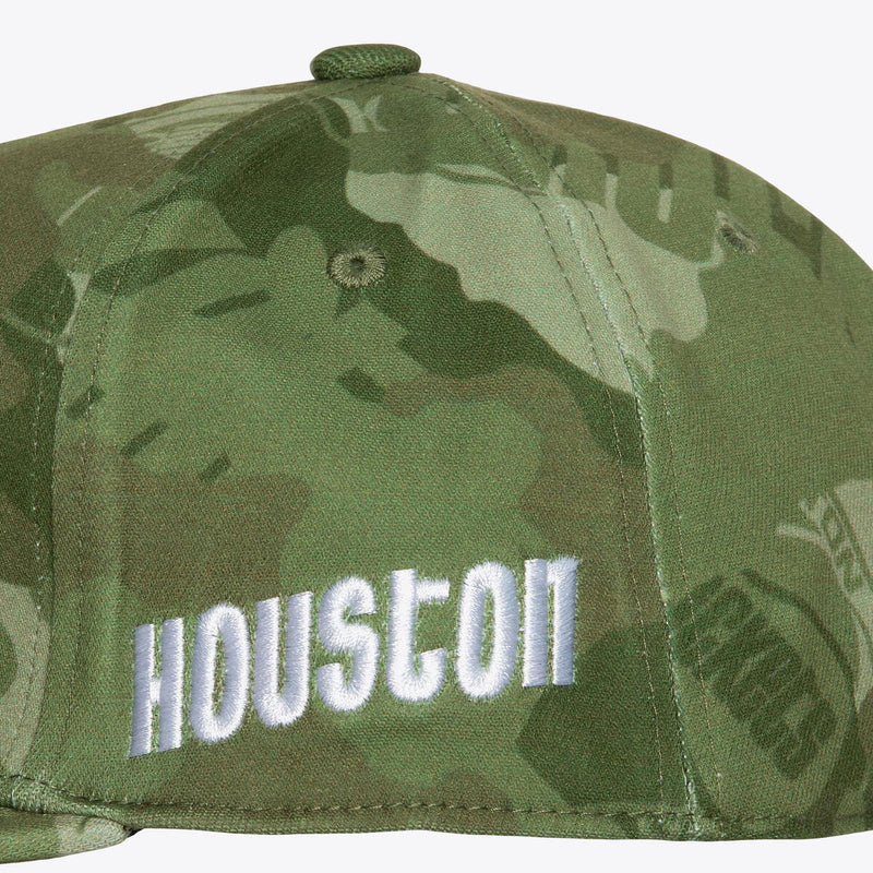 NBA TONAL CAMO STRETCH FITTED HWC ROCKETS Green HHSB4337-HROYYPPPGREN - Image 3 NBA TONAL CAMO STRETCH FITTED HWC ROCKETS Green HHSB4337-HROYYPPPGREN - Image 3