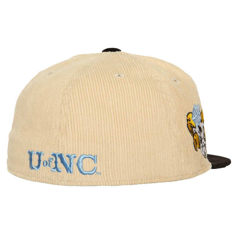 NCAA 2 TONE TEAM CORD FITTED NORTH CAROLINA Off White HHSF5985-UNCYYPPPOFWH - Image 2 NCAA 2 TONE TEAM CORD FITTED NORTH CAROLINA Off White HHSF5985-UNCYYPPPOFWH - Image 2