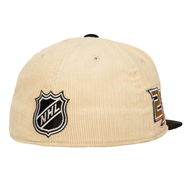 NHL 2 TONE TEAM CORD FITTED DUCKS Off White HHSF5987-ADUYYPPPOFWH - Image 2 NHL 2 TONE TEAM CORD FITTED DUCKS Off White HHSF5987-ADUYYPPPOFWH - Image 2