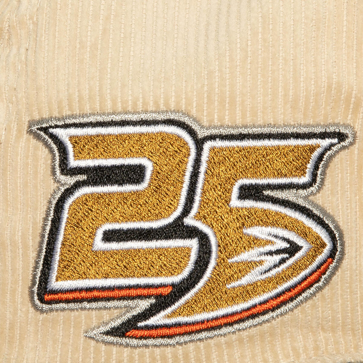 NHL 2 TONE TEAM CORD FITTED DUCKS Off White HHSF5987-ADUYYPPPOFWH - Image 3