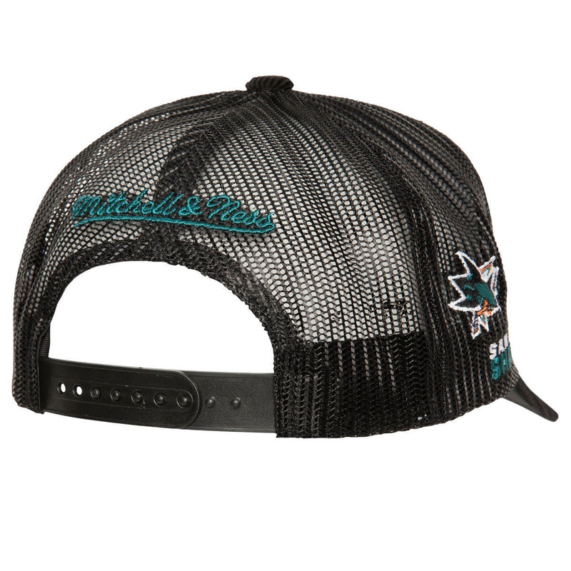 NHL TIMES UP TRUCKER SHARKS Black HHSS6005-SJSYYPPPBLCK - Image 2 NHL TIMES UP TRUCKER SHARKS Black HHSS6005-SJSYYPPPBLCK - Image 2