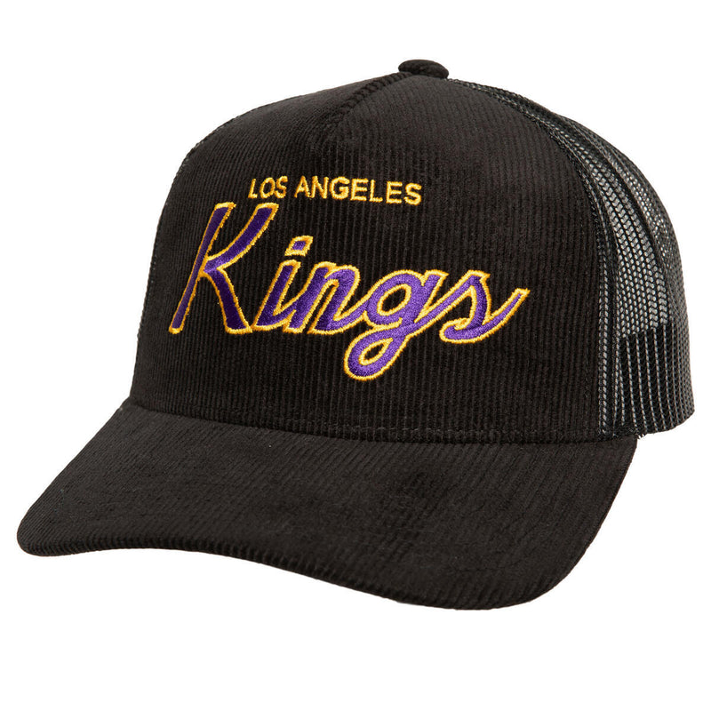 NHL TIMES UP TRUCKER VNTG KINGS Black HHSS6006-LAKYYPPPBLCK - Image 1 NHL TIMES UP TRUCKER VNTG KINGS Black HHSS6006-LAKYYPPPBLCK - Image 1