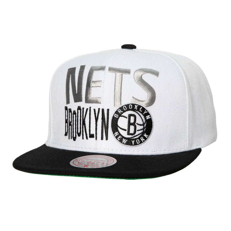 NBA TOSS UP SNAPBACK NETS White HHSS6007-BNEYYPPPWHIT - Image 1 NBA TOSS UP SNAPBACK NETS White HHSS6007-BNEYYPPPWHIT - Image 1