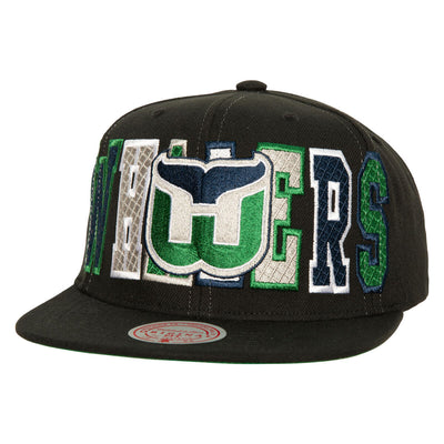 NHL VARSITY BUST SNAPBACK VNTG WHALERS Black HHSS6464-HWHYYPPPBLCK - Image 1