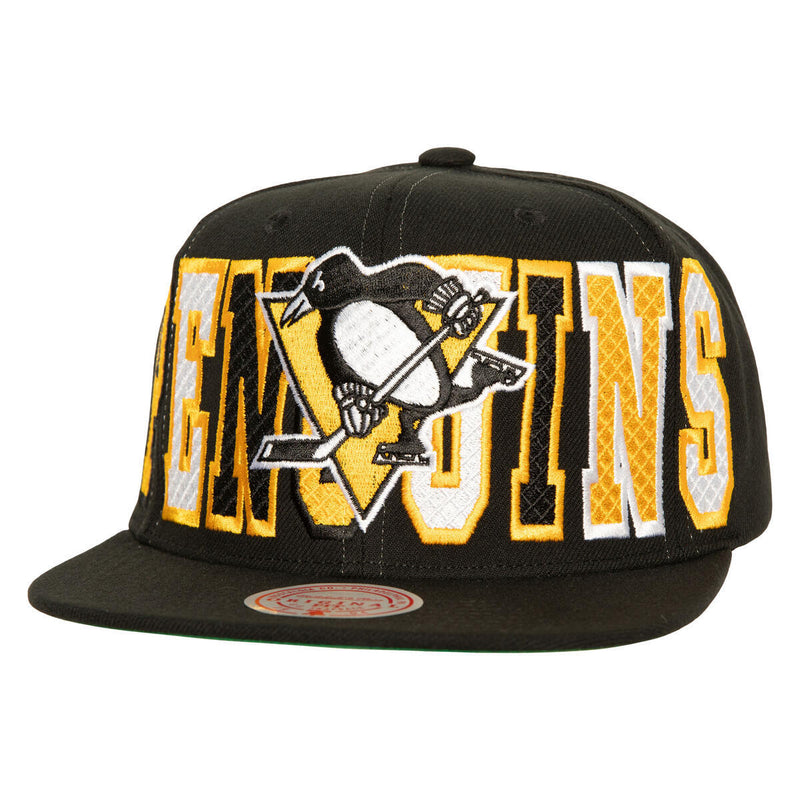 NHL VARSITY BUST SNAPBACK VNTG PENGUINS Black HHSS6464-PPEYYPPPBLCK - Image 1 NHL VARSITY BUST SNAPBACK VNTG PENGUINS Black HHSS6464-PPEYYPPPBLCK - Image 1
