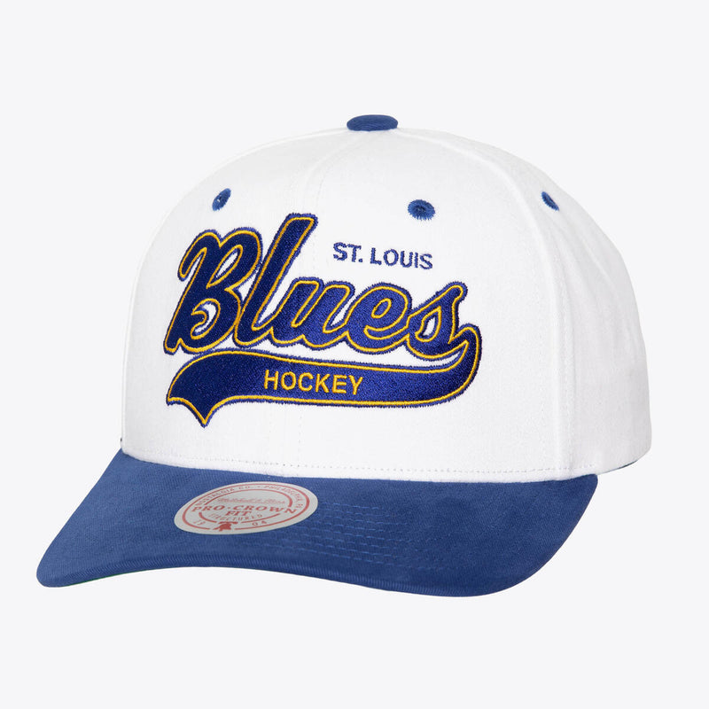 NHL TAIL SWEEP PRO SNAPBACK VNTG BLUES White HHSS7285-SLUYYPPPWHIT - Image 1 NHL TAIL SWEEP PRO SNAPBACK VNTG BLUES White HHSS7285-SLUYYPPPWHIT - Image 1
