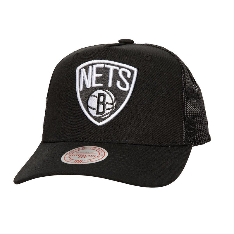 NBA MONOGRAM TRUCKER NETS Black HHSS7632-BNEYYPPPBLCK - Image 1 NBA MONOGRAM TRUCKER NETS Black HHSS7632-BNEYYPPPBLCK - Image 1