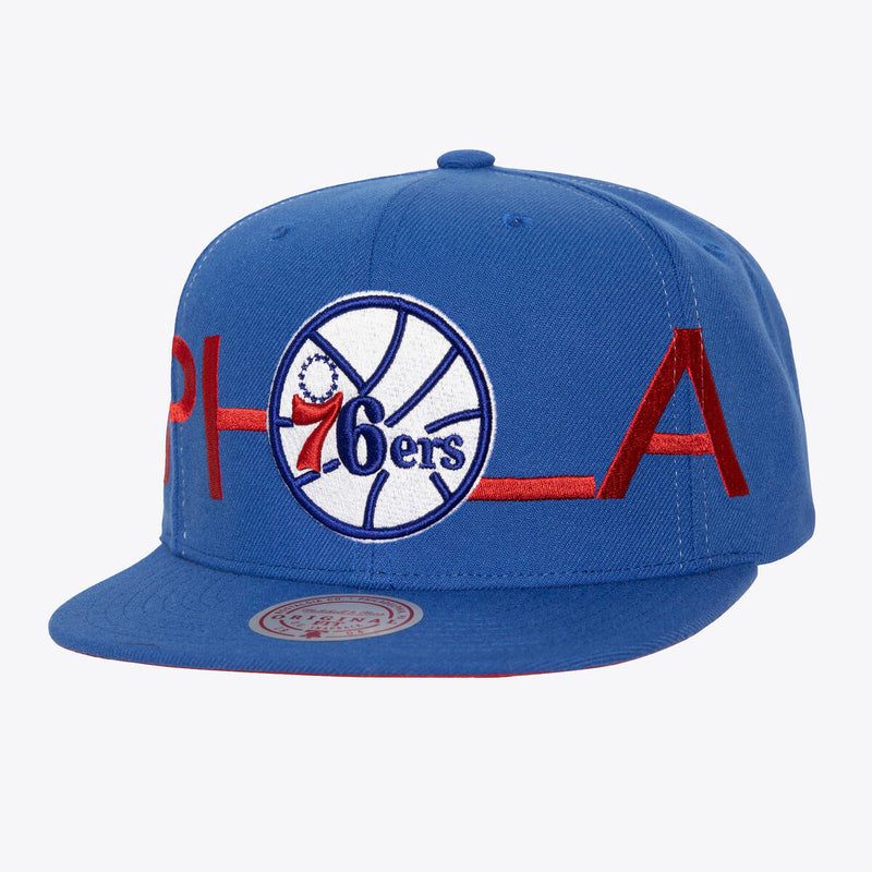 NBA FULL FRONTAL SNAPBACK HWC 76ERS - Blue NBA FULL FRONTAL SNAPBACK HWC 76ERS - Blue