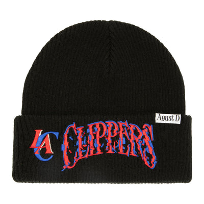 NBA SUGA GLITCH CUFF KNIT CLIPPERS Black HK2073-LACBLCK - Image 1