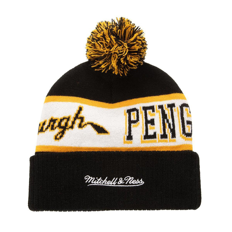 NHL BLOCK SWEEP POM KNIT PENGUINS Black HK8955-PPEBLCK - Image 2 NHL BLOCK SWEEP POM KNIT PENGUINS Black HK8955-PPEBLCK - Image 2