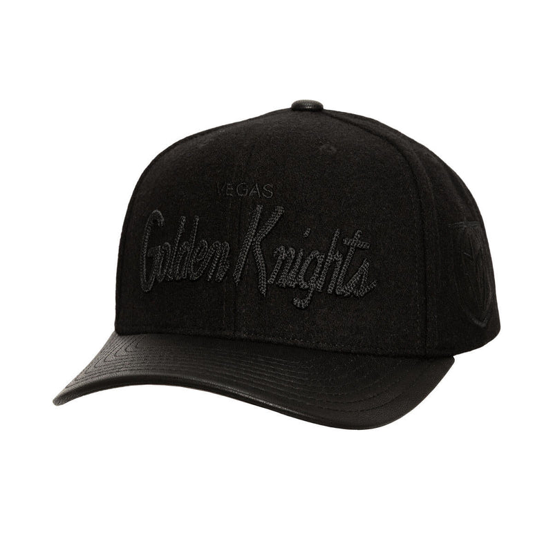 NHL BLACK OUT WOOL PRO STRAPBACK KNIGHTS Black HP10994-VGKBLCK - Image 1 NHL BLACK OUT WOOL PRO STRAPBACK KNIGHTS Black HP10994-VGKBLCK - Image 1