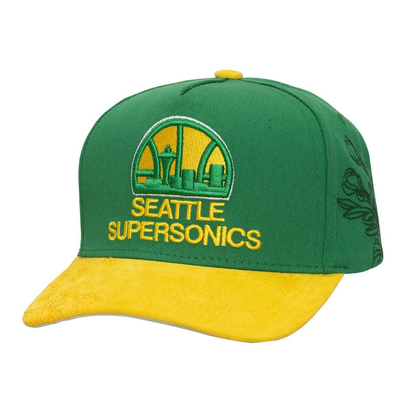 NBA MAY FLOWERS PRO SNAPBACK HWC SUPERSONICS Green HP11496-SSUGREN - Image 1 NBA MAY FLOWERS PRO SNAPBACK HWC SUPERSONICS Green HP11496-SSUGREN - Image 1