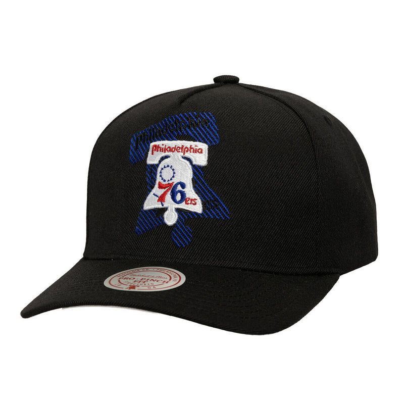 NBA TILTED PRO SNAPBACK HWC 76ERS - Image 1 NBA TILTED PRO SNAPBACK HWC 76ERS - Image 1