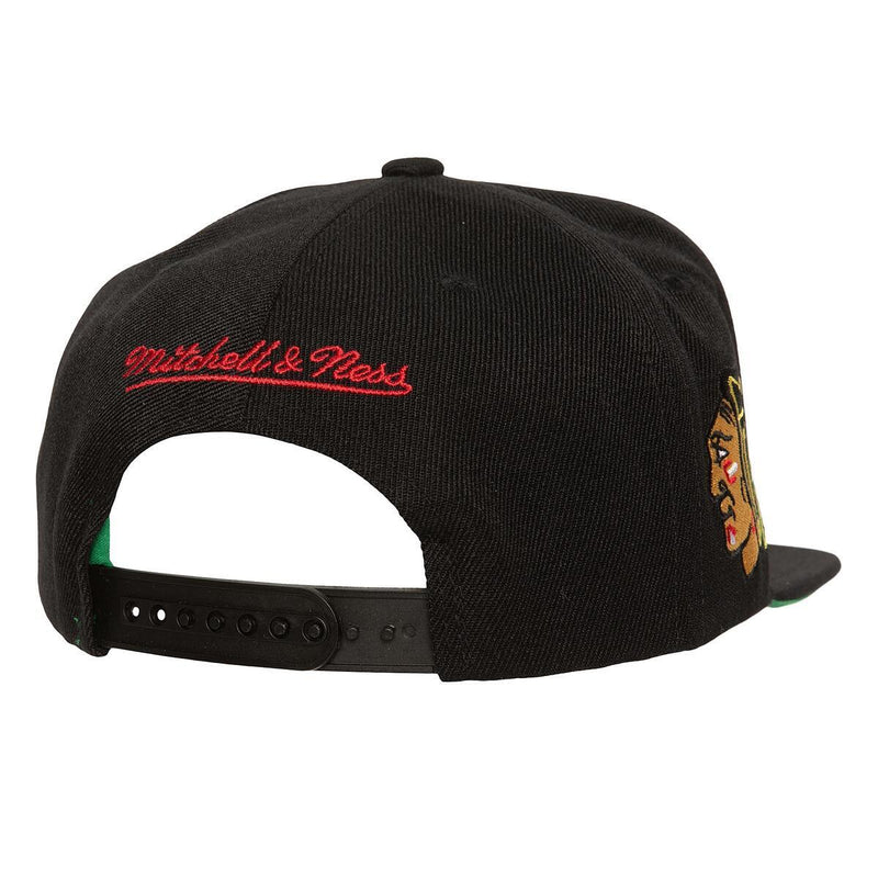 NHL TRIPLE PLAY SNAPBACK BLACKHAWKS Black HS8104-CBHBLCK - Image 2 NHL TRIPLE PLAY SNAPBACK BLACKHAWKS Black HS8104-CBHBLCK - Image 2
