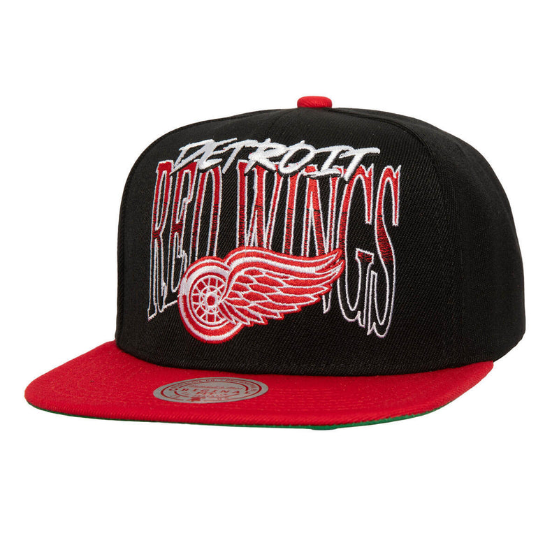 NHL RISE UP SNAPBACK VNTG RED WINGS Black HS8105-DRWBLCK - Image 1 NHL RISE UP SNAPBACK VNTG RED WINGS Black HS8105-DRWBLCK - Image 1