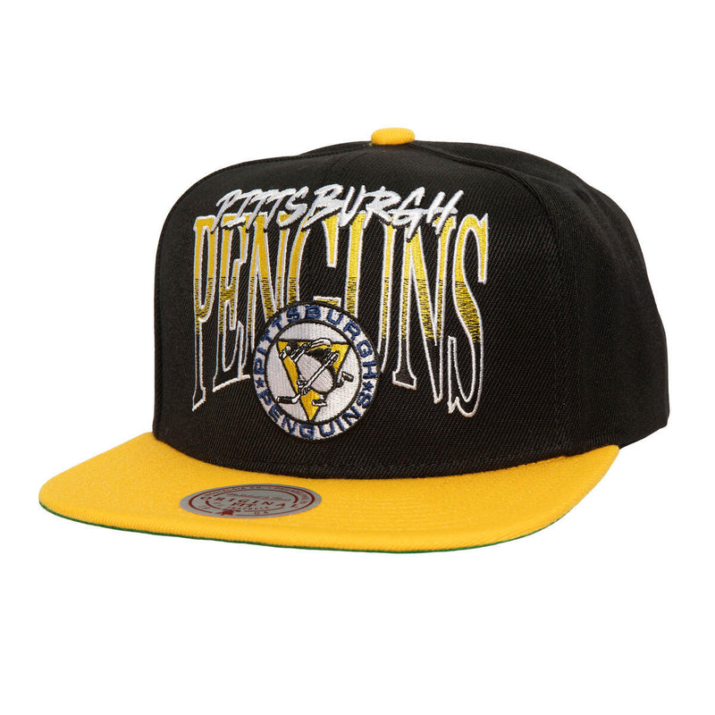 NHL RISE UP SNAPBACK VNTG PENGUINS Black HS8105-PPEBLCK - Image 1 NHL RISE UP SNAPBACK VNTG PENGUINS Black HS8105-PPEBLCK - Image 1
