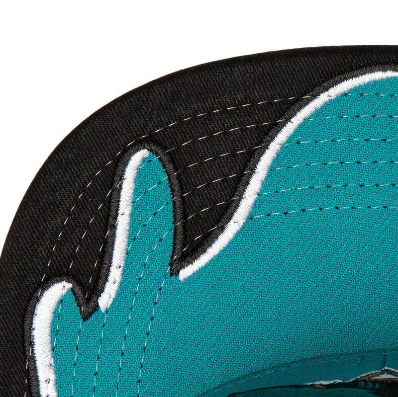 NHL RISING TIDE SNAPBACK SHARKS Teal HS8502-SJSTEAL - Image 3 NHL RISING TIDE SNAPBACK SHARKS Teal HS8502-SJSTEAL - Image 3