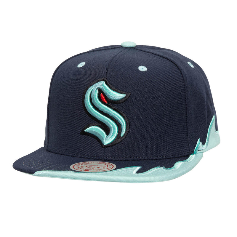 NHL RISING TIDE SNAPBACK KRAKEN Navy HS8502-SKRNAVY - Image 1 NHL RISING TIDE SNAPBACK KRAKEN Navy HS8502-SKRNAVY - Image 1