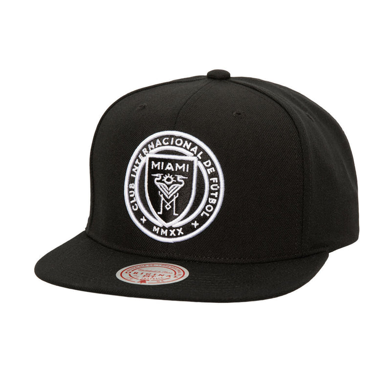 MLS EVERGREEN BLACK WHITE SNAPBACK MIAMI CF Black HS8541-IMCBLCK - Image 1 MLS EVERGREEN BLACK WHITE SNAPBACK MIAMI CF Black HS8541-IMCBLCK - Image 1