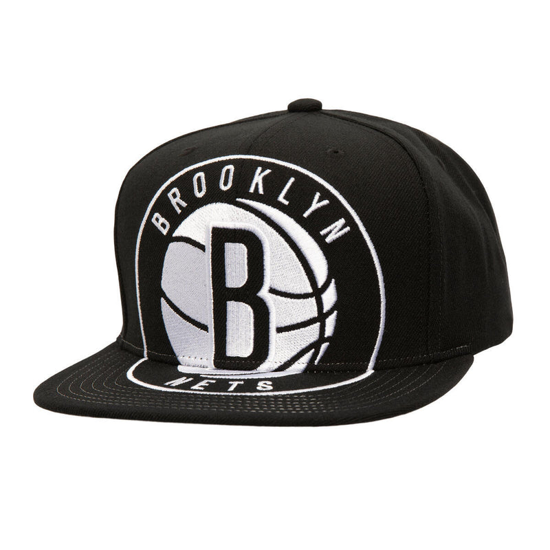 NBA XL LOGO SNAPBACK NETS Black HS9761-BNEBLCK - Image 1 NBA XL LOGO SNAPBACK NETS Black HS9761-BNEBLCK - Image 1