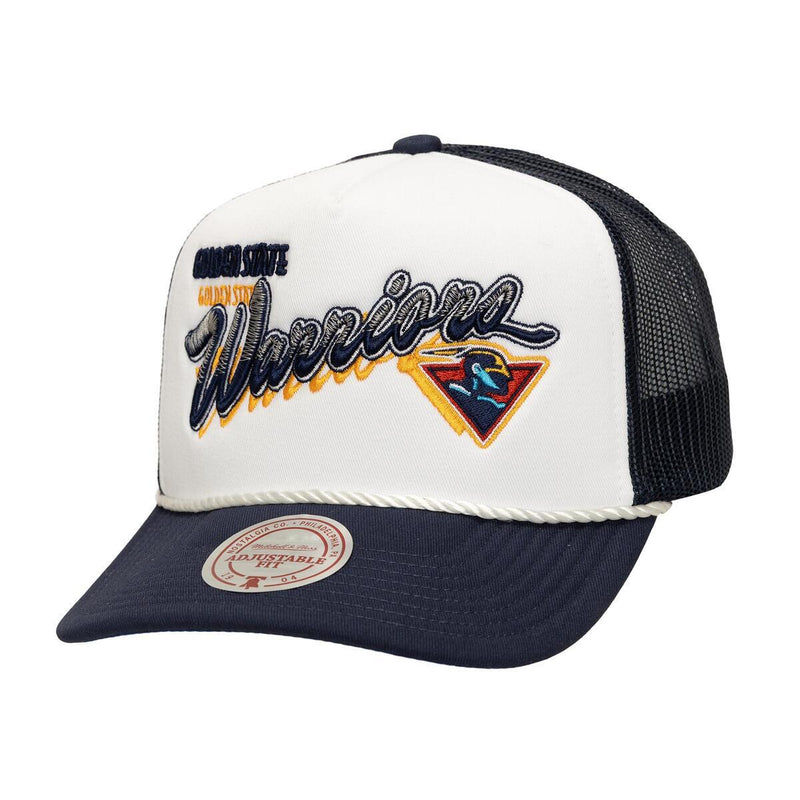 NBA SHADOW DROP TRUCKER HWC WARRIORS White HT14020-GSWWHIT - Image 1 NBA SHADOW DROP TRUCKER HWC WARRIORS White HT14020-GSWWHIT - Image 1