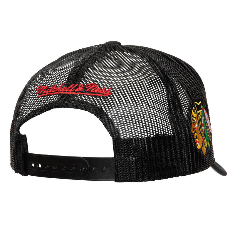 NHL SCRIPT TRUCKER BLACKHAWKS Black HT8218-CBHBLCK - Image 2 NHL SCRIPT TRUCKER BLACKHAWKS Black HT8218-CBHBLCK - Image 2