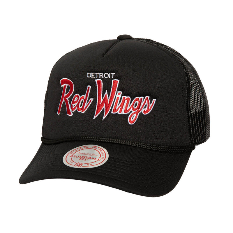 NHL SCRIPT TRUCKER RED WINGS Black HT8218-DRWBLCK - Image 1 NHL SCRIPT TRUCKER RED WINGS Black HT8218-DRWBLCK - Image 1