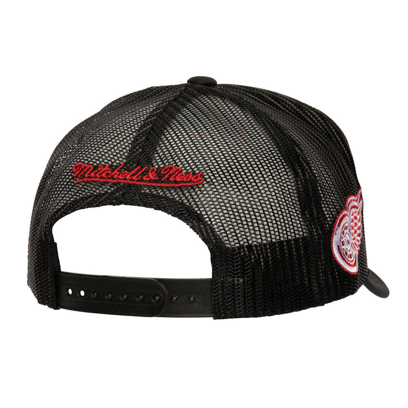 NHL SCRIPT TRUCKER RED WINGS Black HT8218-DRWBLCK - Image 2 NHL SCRIPT TRUCKER RED WINGS Black HT8218-DRWBLCK - Image 2
