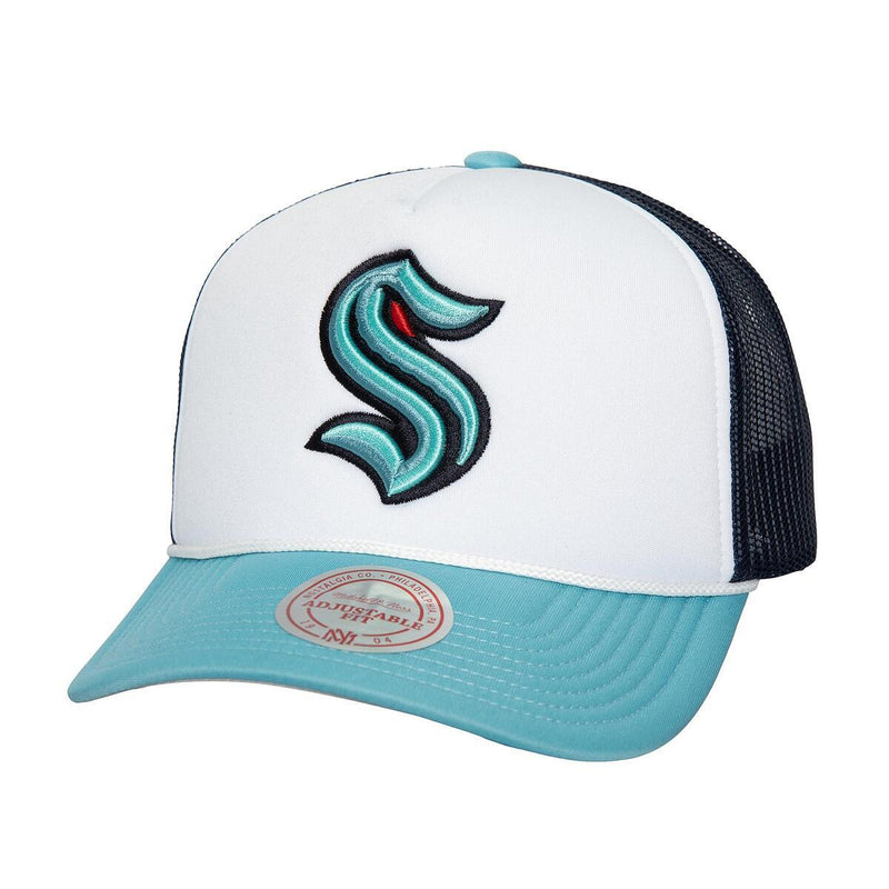 NHL BLOCKER TRUCKER KRAKEN White HT8361-SKRWHIT - Image 1 NHL BLOCKER TRUCKER KRAKEN White HT8361-SKRWHIT - Image 1