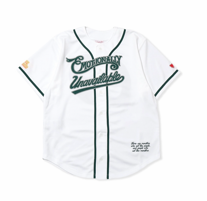 EU BASEBALL JERSEY WHITE EU BASEBALL JERSEY WHITE