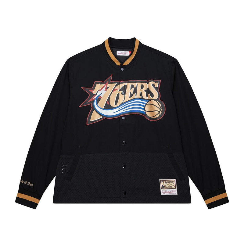NBA MESH BLOCK COACHES JACKET 76ERS - Image 1 NBA MESH BLOCK COACHES JACKET 76ERS - Image 1