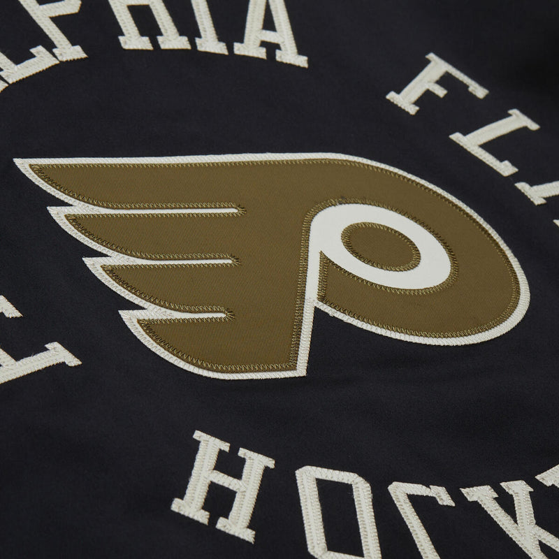 NHL DOUBLE CLUTCH LW SATIN JACKET PHILADELPHIA FLYERS - Image 5 NHL DOUBLE CLUTCH LW SATIN JACKET PHILADELPHIA FLYERS - Image 5