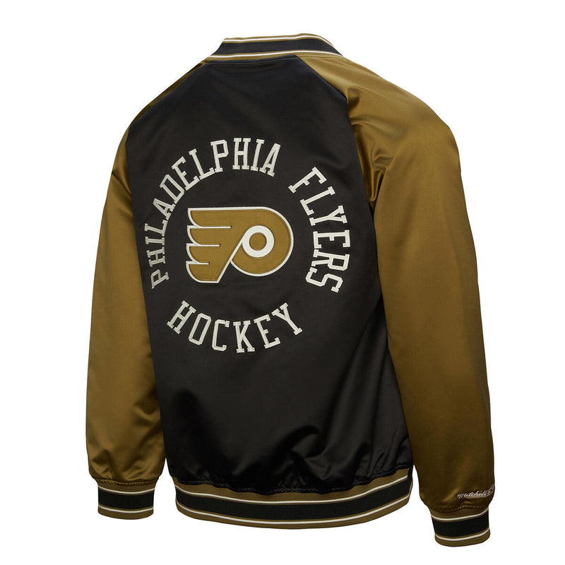 NHL DOUBLE CLUTCH LW SATIN JACKET PHILADELPHIA FLYERS - Image 7 NHL DOUBLE CLUTCH LW SATIN JACKET PHILADELPHIA FLYERS - Image 7