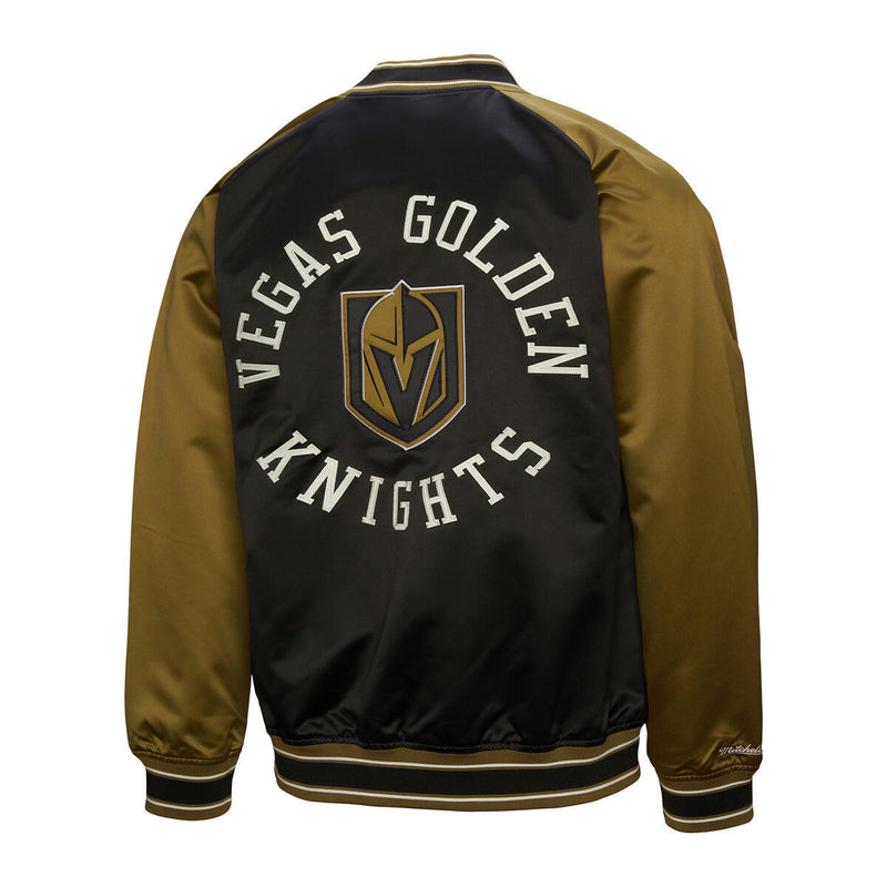 NHL DOUBLE CLUTCH LW SATIN JACKET VEGAS GOLDEN KNIGHTS - Image 7 NHL DOUBLE CLUTCH LW SATIN JACKET VEGAS GOLDEN KNIGHTS - Image 7