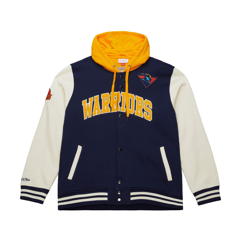 NBA COURTSIDE FLEECE BUTTON FRONT WARRIORS - Image 1 NBA COURTSIDE FLEECE BUTTON FRONT WARRIORS - Image 1