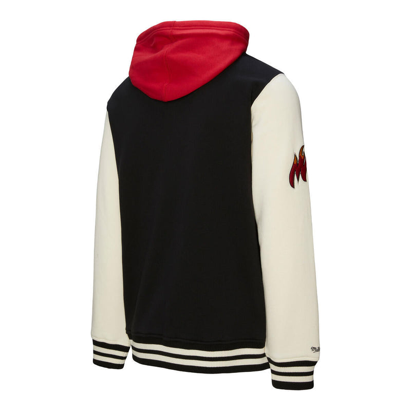 NBA COURTSIDE FLEECE BUTTON FRONT HEAT - Image 6 NBA COURTSIDE FLEECE BUTTON FRONT HEAT - Image 6