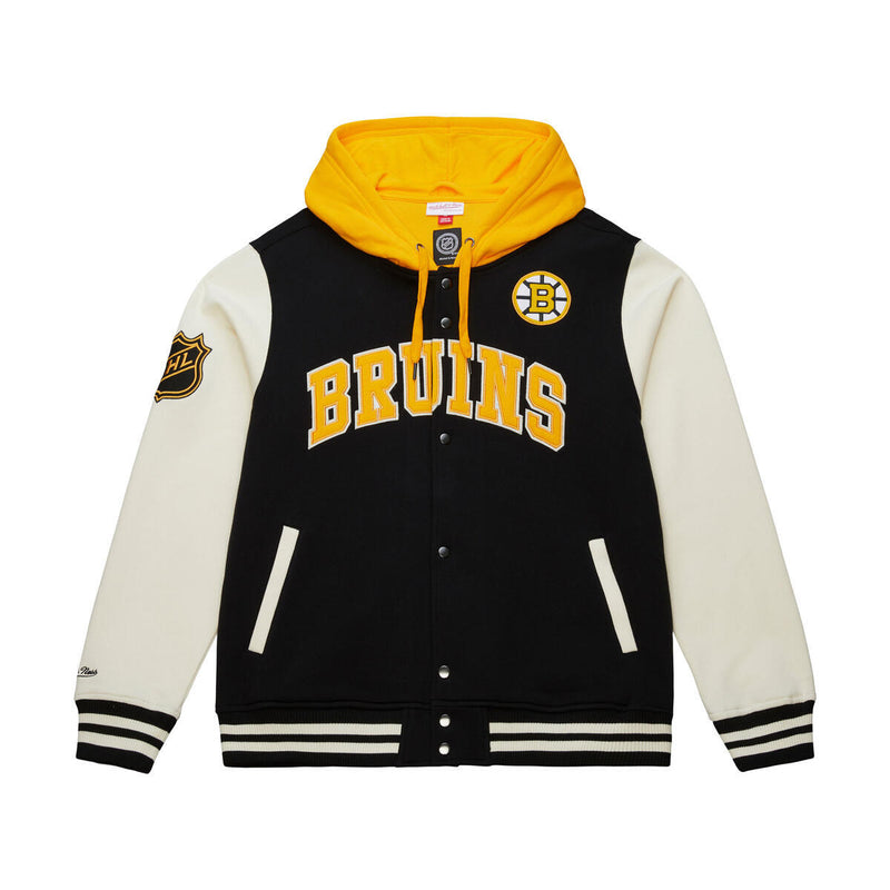 NHL COURTSIDE FLEECE BUTTON FRONT BRUINS - Image 1 NHL COURTSIDE FLEECE BUTTON FRONT BRUINS - Image 1