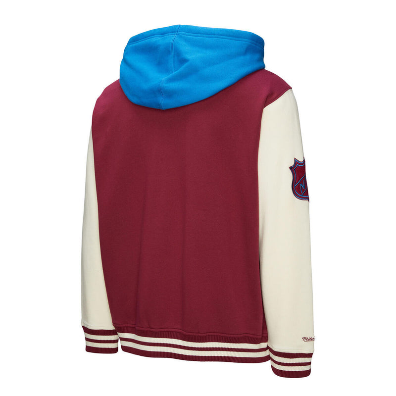 NHL COURTSIDE FLEECE BUTTON FRONT AVALANCHE - Image 6 NHL COURTSIDE FLEECE BUTTON FRONT AVALANCHE - Image 6