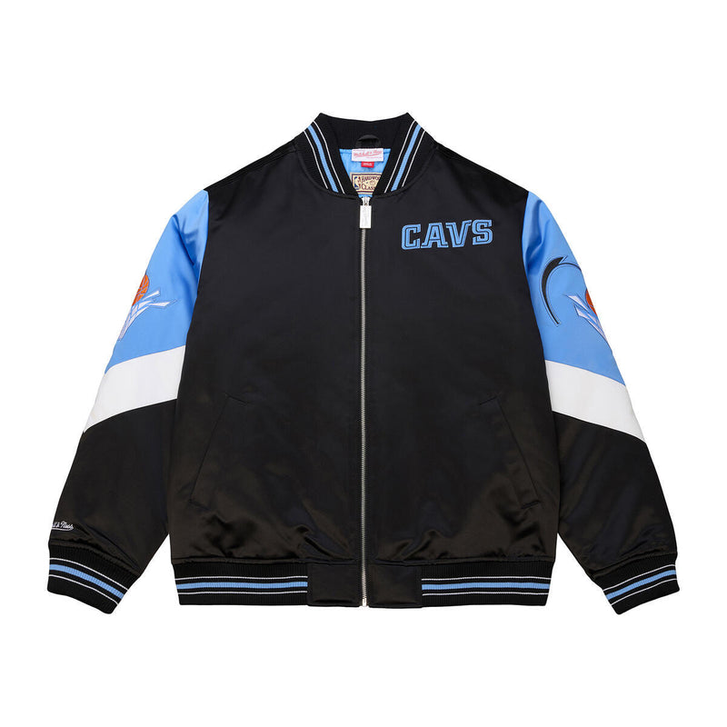 NBA THROW IT BACK HEAVYWEIGHT SATIN JACKET VINTAGE CAVALIERS - Image 1 NBA THROW IT BACK HEAVYWEIGHT SATIN JACKET VINTAGE CAVALIERS - Image 1