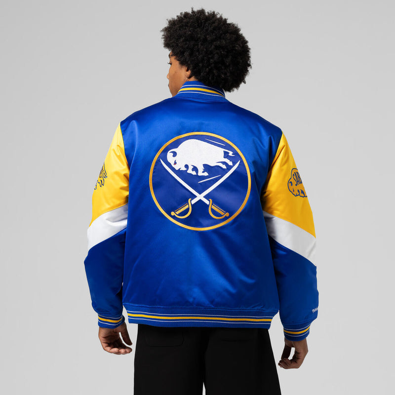 NHL THROW IT BACK HEAVYWEIGHT SATIN JACKET CURRENT SABRES - Image 11 NHL THROW IT BACK HEAVYWEIGHT SATIN JACKET CURRENT SABRES - Image 11