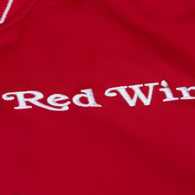 NHL THROW IT BACK HEAVYWEIGHT SATIN JACKET CURRENT RED WINGS - Scarlet - Image 3 NHL THROW IT BACK HEAVYWEIGHT SATIN JACKET CURRENT RED WINGS - Scarlet - Image 3