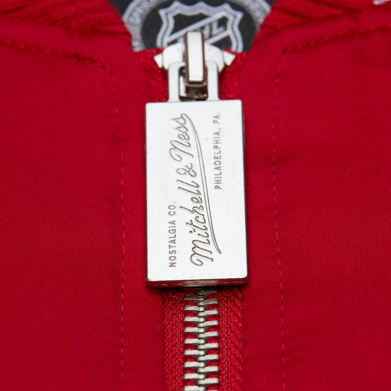 NHL THROW IT BACK HEAVYWEIGHT SATIN JACKET CURRENT RED WINGS - Scarlet - Image 4 NHL THROW IT BACK HEAVYWEIGHT SATIN JACKET CURRENT RED WINGS - Scarlet - Image 4