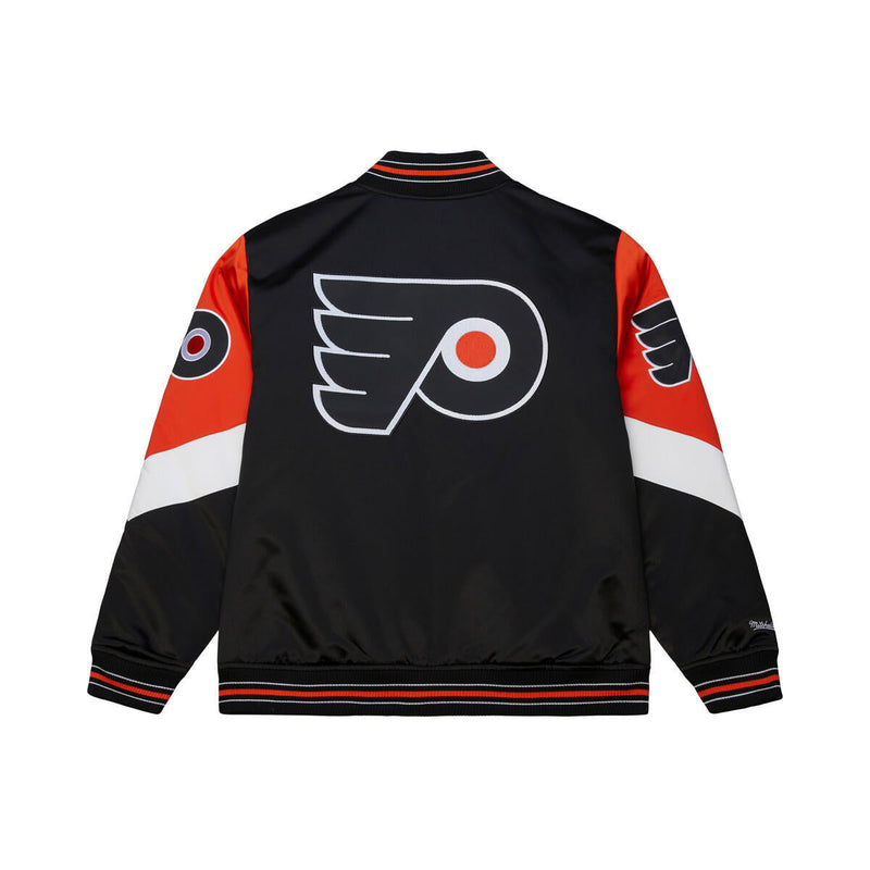 NHL THROW IT BACK HEAVYWEIGHT SATIN JACKET CURRENT FLYERS - Image 2 NHL THROW IT BACK HEAVYWEIGHT SATIN JACKET CURRENT FLYERS - Image 2