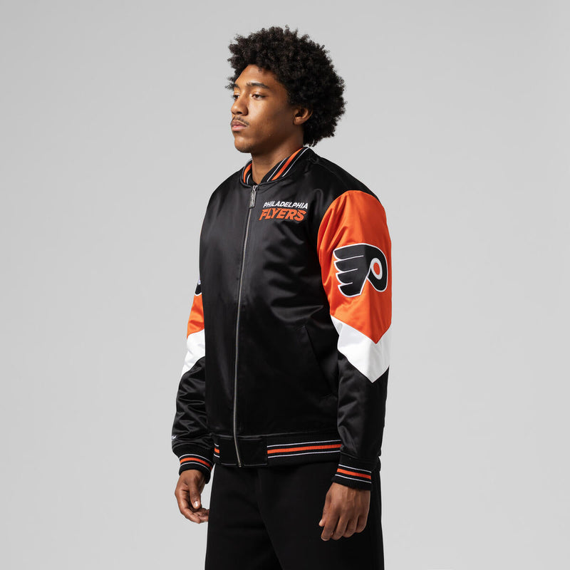 NHL THROW IT BACK HEAVYWEIGHT SATIN JACKET CURRENT FLYERS - Image 10 NHL THROW IT BACK HEAVYWEIGHT SATIN JACKET CURRENT FLYERS - Image 10