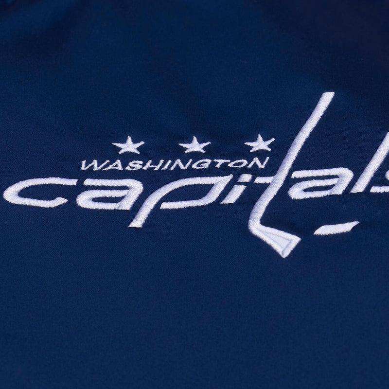 NHL THROW IT BACK HEAVYWEIGHT SATIN JACKET CURRENT CAPITALS - Image 3 NHL THROW IT BACK HEAVYWEIGHT SATIN JACKET CURRENT CAPITALS - Image 3