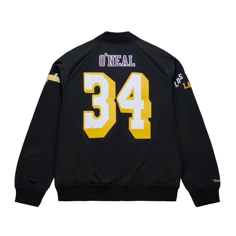 NBA MAXXED OUT SATIN JACKET LAKERS SHAQUILLE O'NEAL - Image 2 NBA MAXXED OUT SATIN JACKET LAKERS SHAQUILLE O'NEAL - Image 2